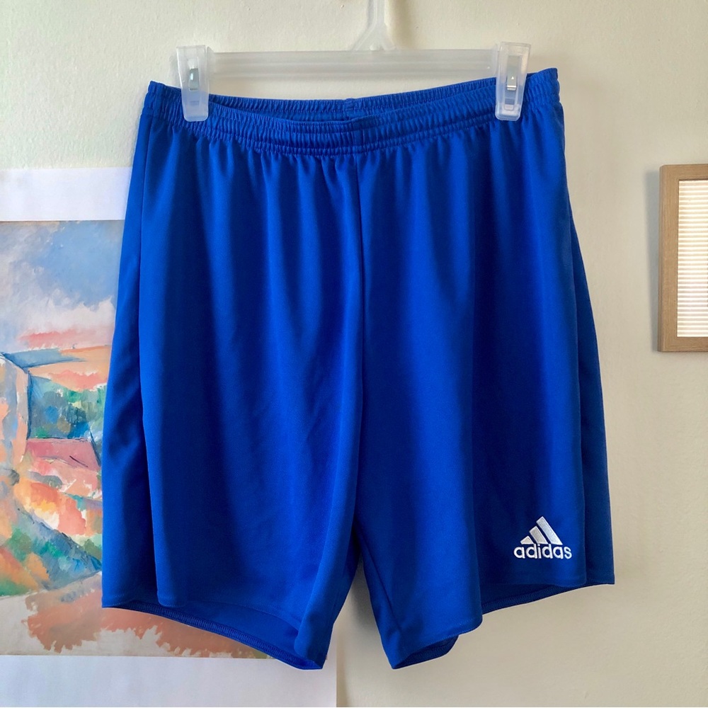 ❤️BOGO FREE - Adidas Climalite Athletic Shorts - Cobalt Blue Mens Atheletic wear